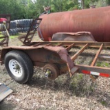 16' Open Trailer Steel Frame with Ramps
