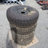 Set of 4 Tires with Rims