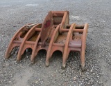 6 Finger Rake w/Stump Splitter for Excavator