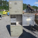 Metal Cabinet with 4 Compartments