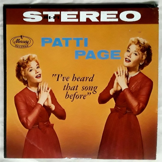 PATTI PAGE: I've Heard That Song Before - 1959 Stereo Vinyl LP