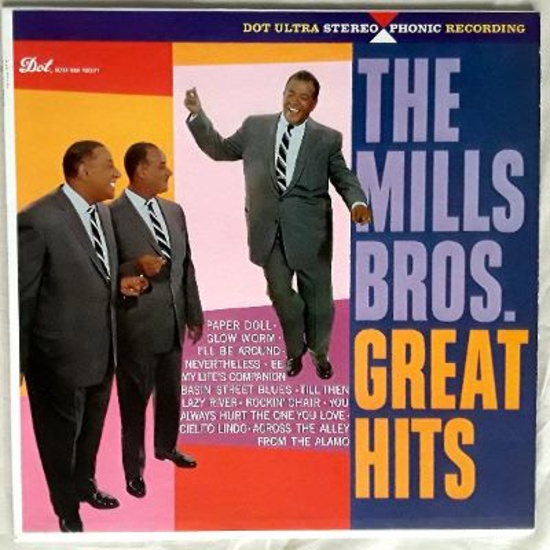 THE MILLS BROTHERS: The Mills Bros. Great Hits - 1958 Stereo Vinyl LP