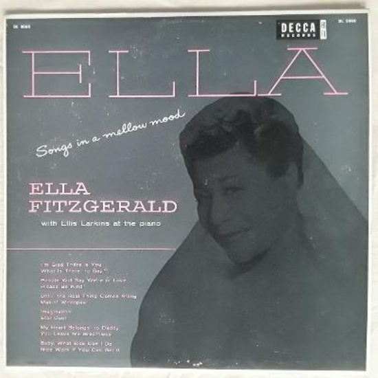 ELLA FITZGERALD: Songs in a Mellow Mood - 1954 Mono Vinyl LP