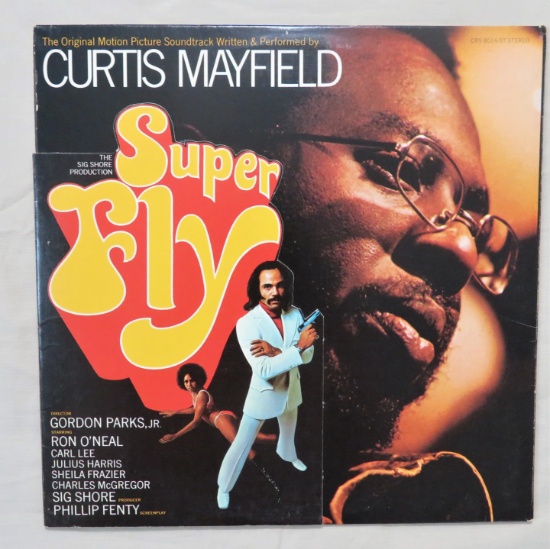 SUPER FLY:  Motion Picture Soundtrack - 1972 Stereo Vinyl LP