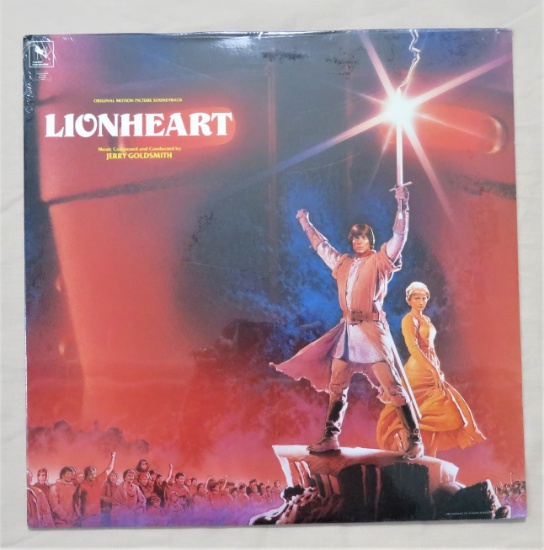 LIONHEART:  Motion Picture Soundtrack 1987 Stereo Vinyl LP