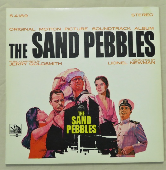 THE SAND PEBBLES:  Motion Picture Soundtrack - 1966 Stereo Vinyl LP