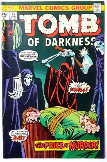 TOMB OF DARKNESS:  The Man in the Tomb! - Marvel Comics