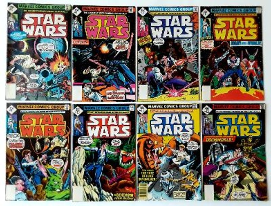 STAR WARS - Set of 8 - Marvel Comics