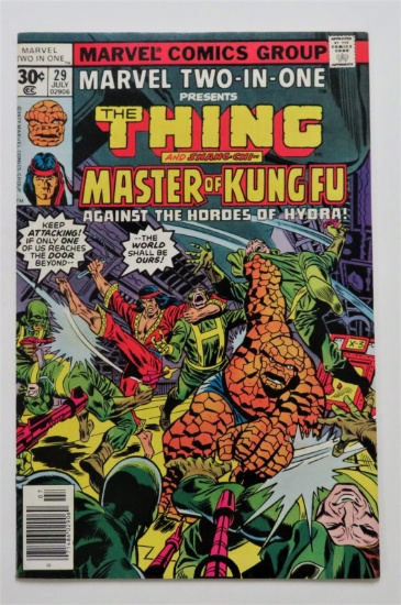 THE THING and SHANG-CHI:  "Two Against Hydra" - Marvel Comics