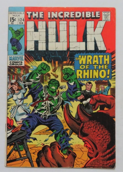 THE INCREDIBLE HULK:  "The Rhino Says No!" - Marvel Comics