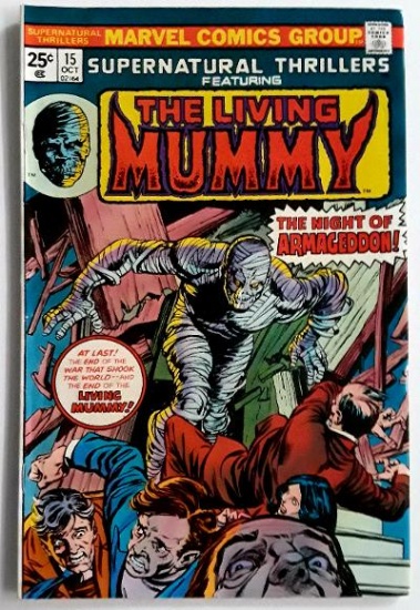 THE LIVING MUMMY:  Armageddon at the Aleph! - Marvel Comics