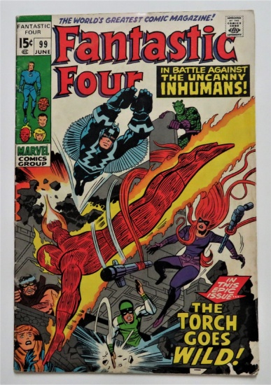 FANTASTIC FOUR:  "The Torch Goes Wild" - Marvel Comics