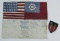 2 pcs. US CBI Veteran Signed Leather Blood Chit/Patch