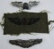 3 pcs. WW2 Period Army Air Corps Crew Member Wings