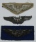 3 pcs. WWII US Army Air Force Air Gunner Wing Variants