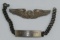 2 pcs. WWII U.S.A.T.C. Air Crew Wings/ID Bracelet