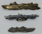 3 pcs. USN PT-450/Higgins Pin-Kennedy 60 Pin/Submarine Badge