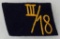 SA Marine Hansa, Hessen 3rd Sturm, 18th Naval Standarte Collar Tab