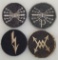 4 pcs. Luftwaffe Communication Trade Badges