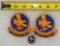 3 pcs. WWII AAF Troop Carrier Command Pin/Patches