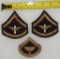 3 pcs. Early Army Air Corps Enlisted Rank Insignia