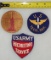 3 pcs. US Air Transport Command-Ground Personnel/Tech Rep/Recruiting Service Sleeve Insignia