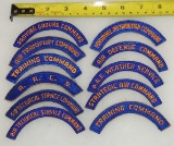 11 pcs. Misc. Army Air Force Service Tabs