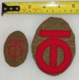 2 pcs. US Army 90th Infantry Division Insignia