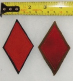 2 pcs. WW1 US Army 5th Infantry Division Insignia