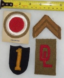 4 pcs. Early WW1 Stripes/Misc. Insignia