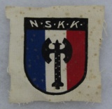 Rare French NSKK Cloth Sleeve Shield