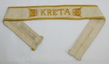 WW2 Period KRETA Campaign Cuff Title-RBNr. Stamping