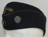 Rare Kriegsmarine U-Boat Officer's Overseas Cap w/Bullion Insignia-U26