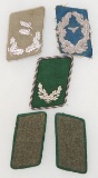 5 pcs. WW2 German Misc. Collar Tabs