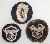 3 pcs. Luftwaffe Transportation Trade Patches