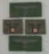 4 pcs. German Army Enlist Breast/Cap Eagles