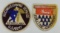 2 pcs. WWII/Occupation Germany Theater Made Jacket Patches