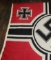 WW2 Kreigs Flag With Eagle Over M Stamping