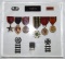 Vietnam War US Paratrooper Named Medal Grouping-Encased In Thick Lucite