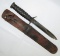 WW2 Early Style US M3 Blade Marked Fighting Knife W/Scabbard-Camillus