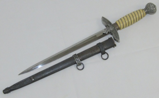 2nd Model Luftwaffe Officer's Dress Dagger W/Scabbard-Gustav Spitzer