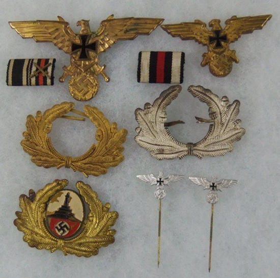 9 pcs. German Veteran's WW2 Insignia