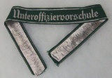WWII German Army Unteroffiziervorschule Cuff Title