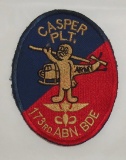 Vietnam War Era Casper PLT 173rd ABN BDE Patch