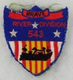 Vietnam War Era River Division 543 Patch