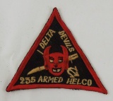 Vietnam War Era 235 Armed Helicopter Company Delta Devils Patch