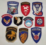 10 pcs. Misc. Airborne Patch Grouping
