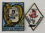 2 pcs. Vietnam War Era 9th US Infantry/3615th Student Squadron Patches