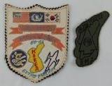 2 pcs. Rare Korea 6175th-MACRON Blazer-Reunion/Injun Scout DMZ Patches