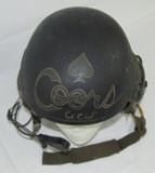 Vietnam War Period US Soldier Combat Air Crew/Vehicle Helmet With Electronics-